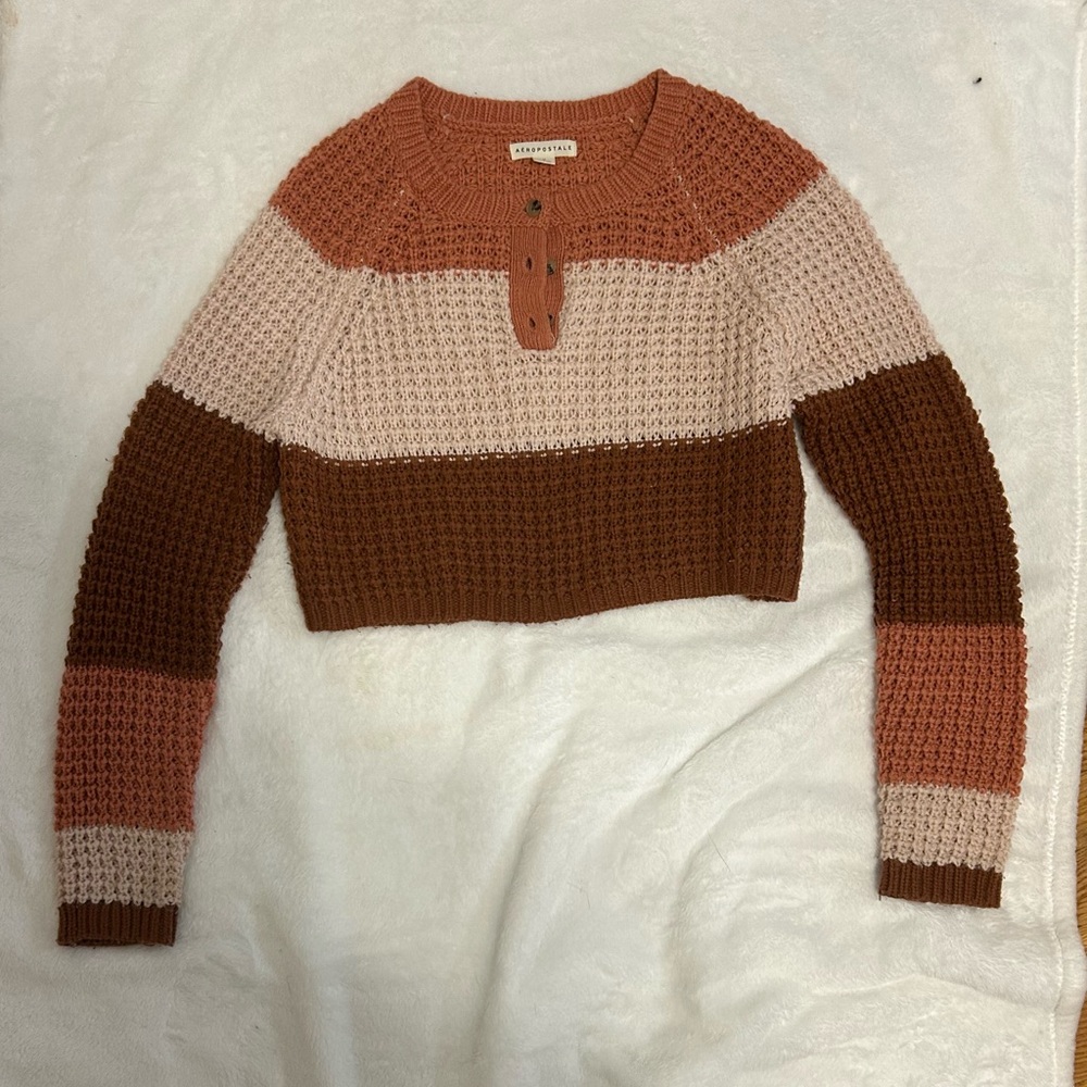 Aeropostale Multicolor Striped Sweater